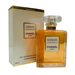 Chanel Coco Mademoiselle Perfume With Amber-Colored Liquid